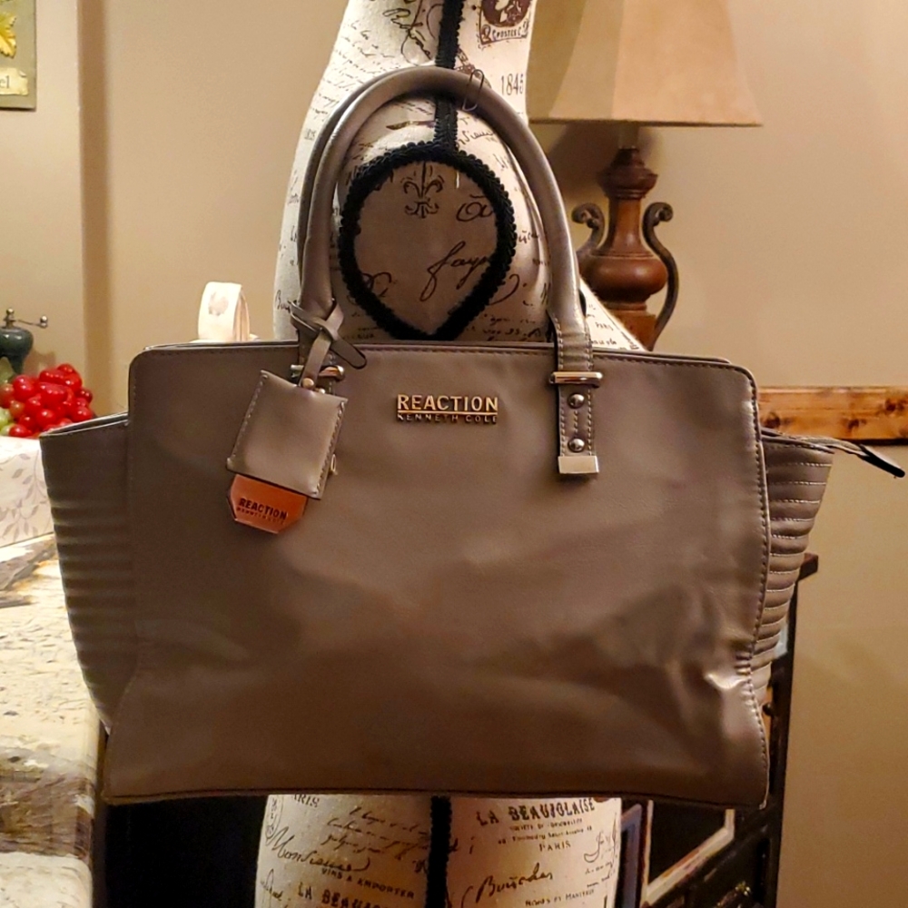 Gray/Taupe REACTION Kenneth Cole 👜 handbag
